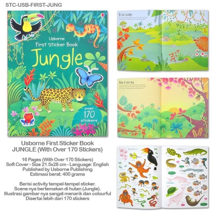 Usborne หนังสือภาพสติ๊กเกอร์