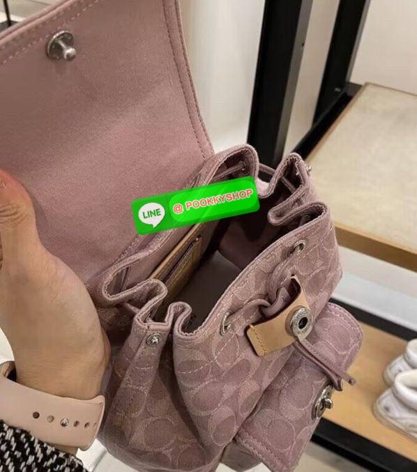 Coach Riya Backpack 21 Women Backpacks Shoulder Bag with Full Set of Coach Package