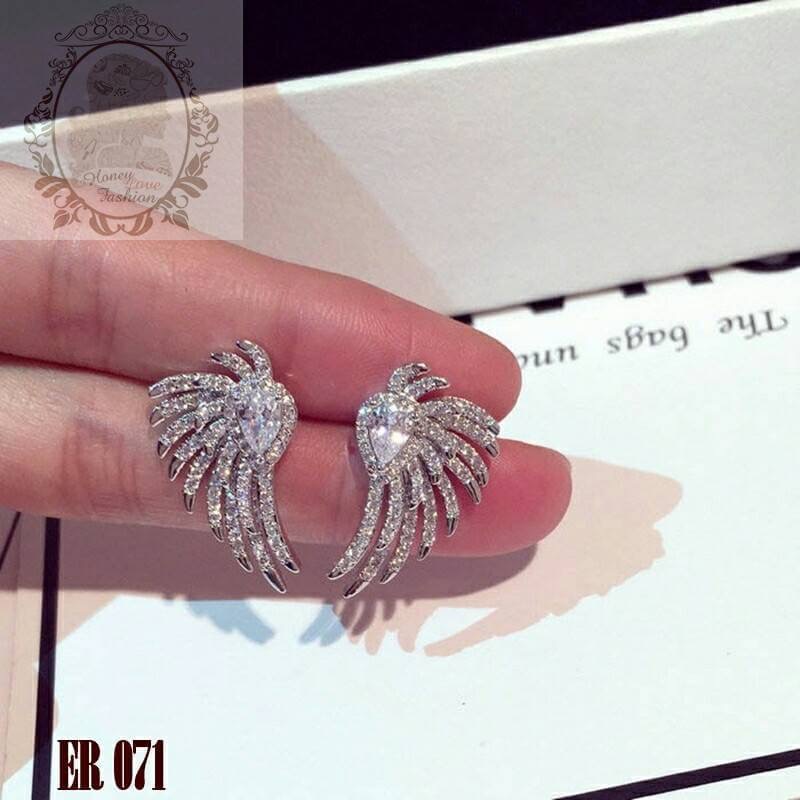 ต่างหูเพชรทรงหน้า/หลัง งานเกรดตัวแพง เพชรน้ำงาม วิ้งเป๊ะทุกเม็ด ฝังCZแท้ เพชร งานดีไซส์คล้ายApmแนวโมเดิน กิ๊บเก๋มาก ทรงสวย ใส่ได้ทั้งเดี่ยวๆหรือจะใส่หน้าหลังก็สวย