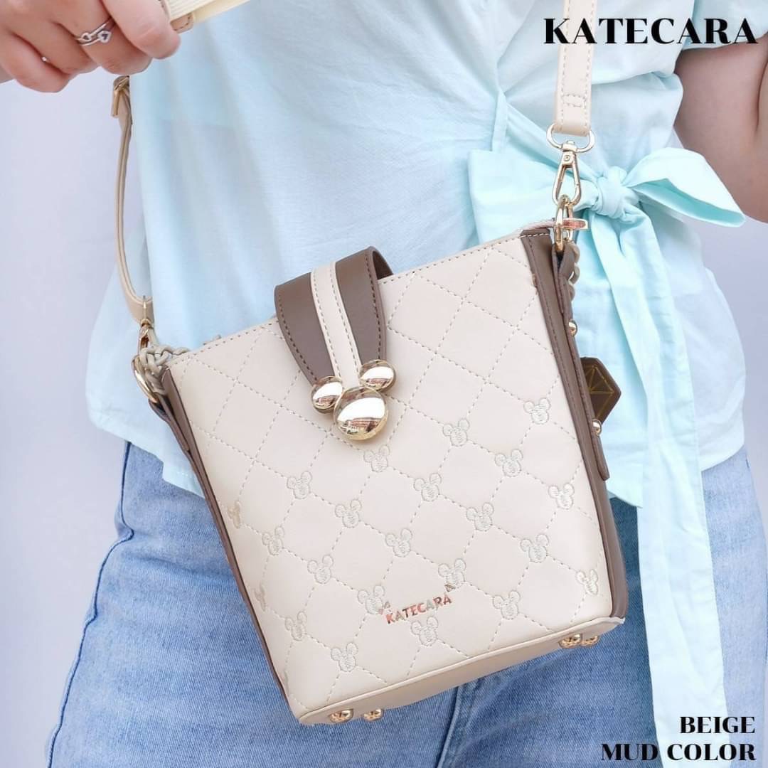 ว๊าวววๆๆ สวยมาก แบรนด์แท้ KATECARA ทรงถัง หน้ามิกกี้ มี2 สาย งานสวยมากๆ คะ