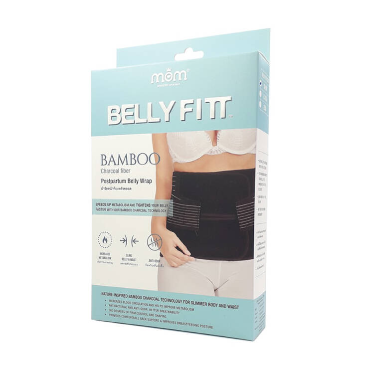 Ministry of mama ผ้ารัดหน้าท้องหลังคลอด Belly Fitt – Bamboo Charcoal Power
