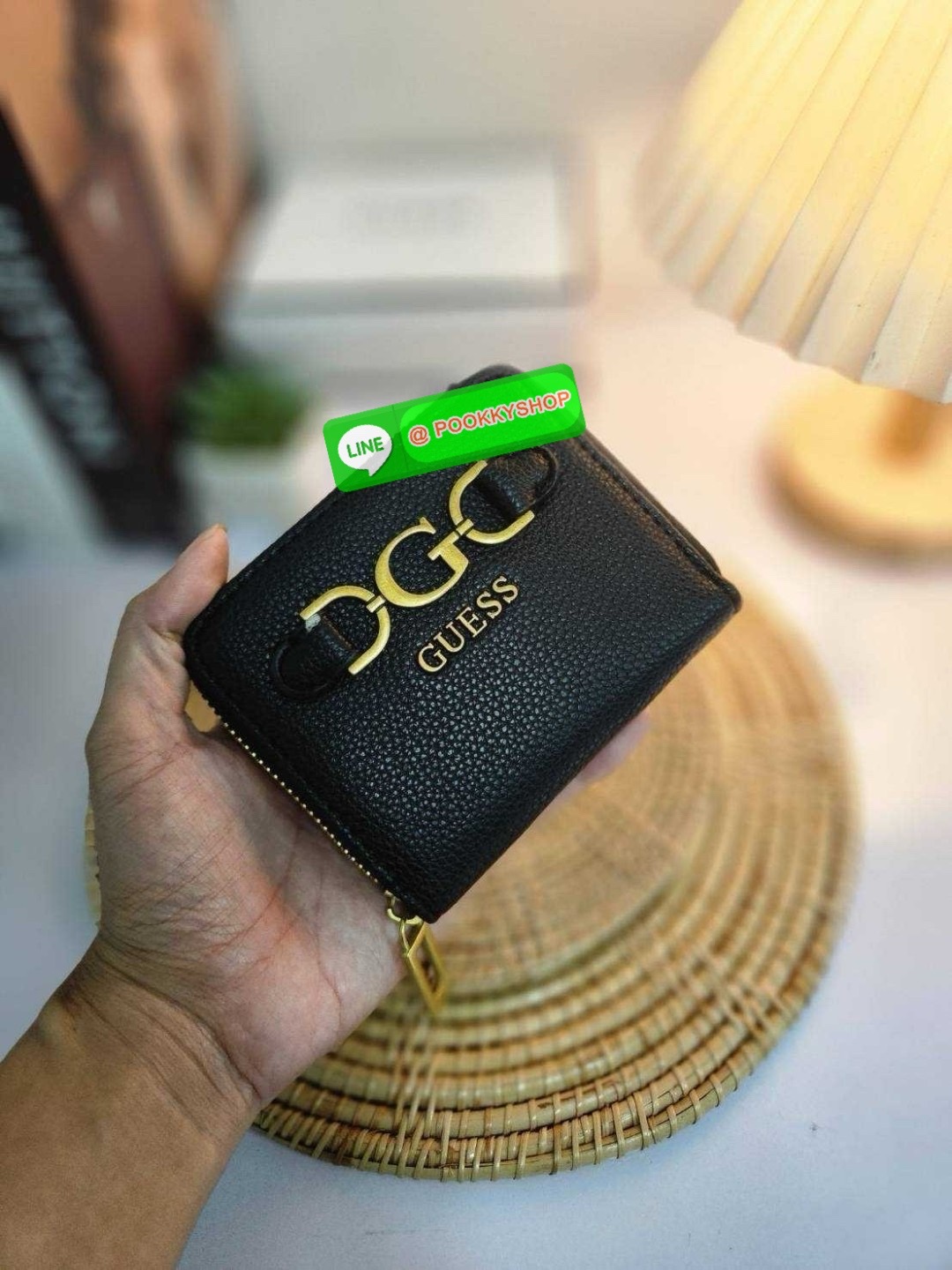 กระเป๋าสตางค์ใบสั้นเกรส Guess งานแท้Outlet