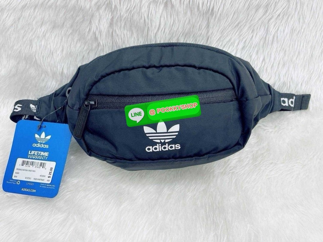 ✅พร้อมส่ง คาดอก คาดเอว adidas Rand II Waist Pack, Black, ผ้าไนล่อน