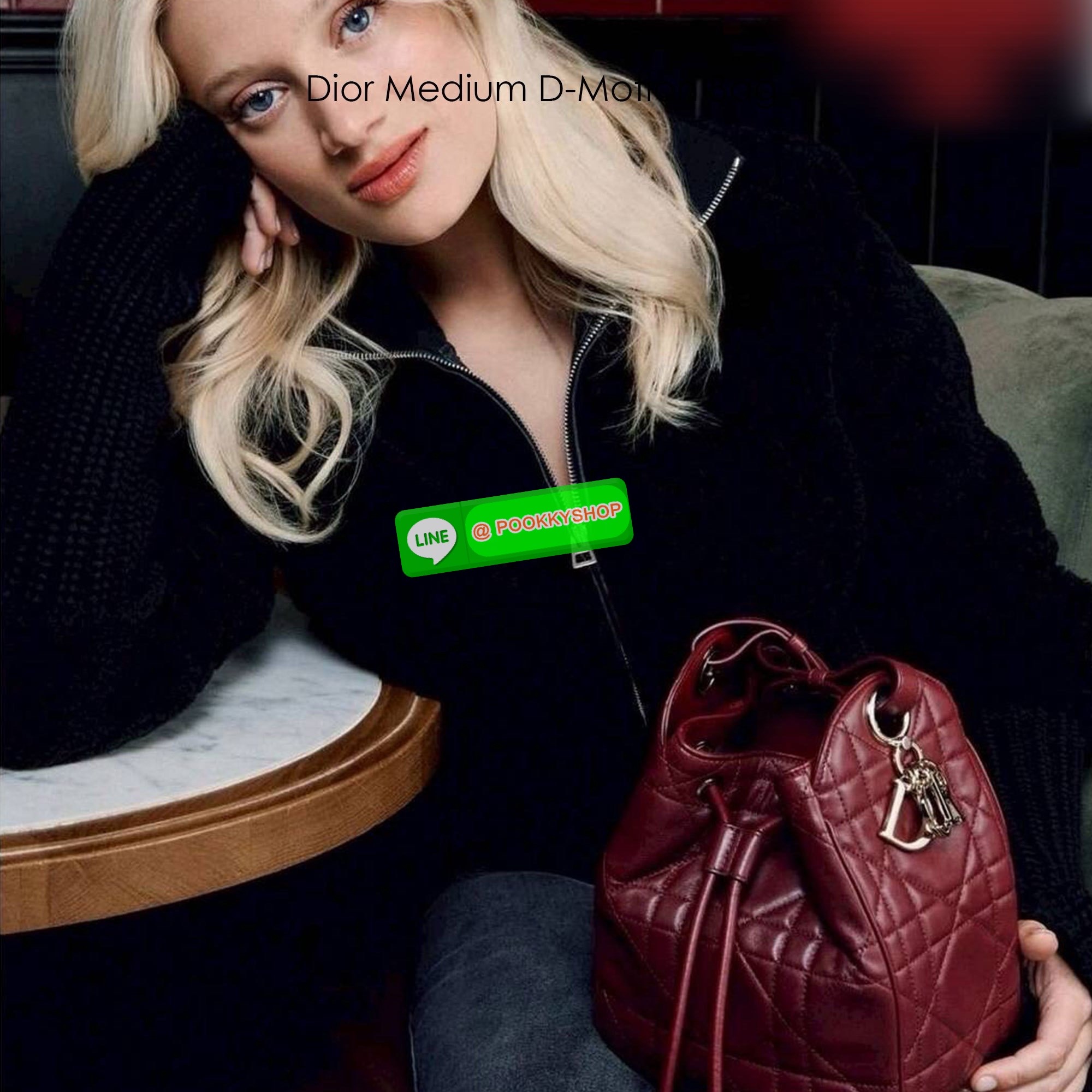 พร้อมส่ง | Dior Medium D-Motion Bag กระเป๋าสะพายทรงบัคเก็ต โดดเด่นด้วยดีไซน์ทรงถังทันสมัยเรียบง่ายใช้งานได้จริง เย็บตะเข็บแบบ Macrocannage นุ่มนวล มาพร้อมเชือกผูกรูดเปิดปิด ภายในโล่งกว้าง จุของได้เยอะ น่ารักน่าใช้มากค่ะ