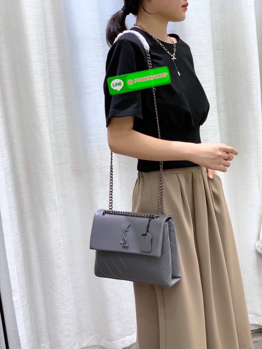 SAINT LAURENT Large Sunset Shoulder Bag