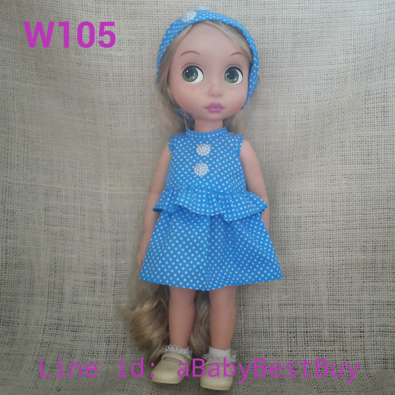 ฮ W105 เสื้อผ้าตุ๊กตา- Disney Animators' Collection Doll - 16'' (พร้อมส่ง)