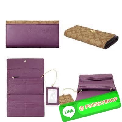 Coach TRIFOLD WALLET IN SIGNATURE (COACH F53763)