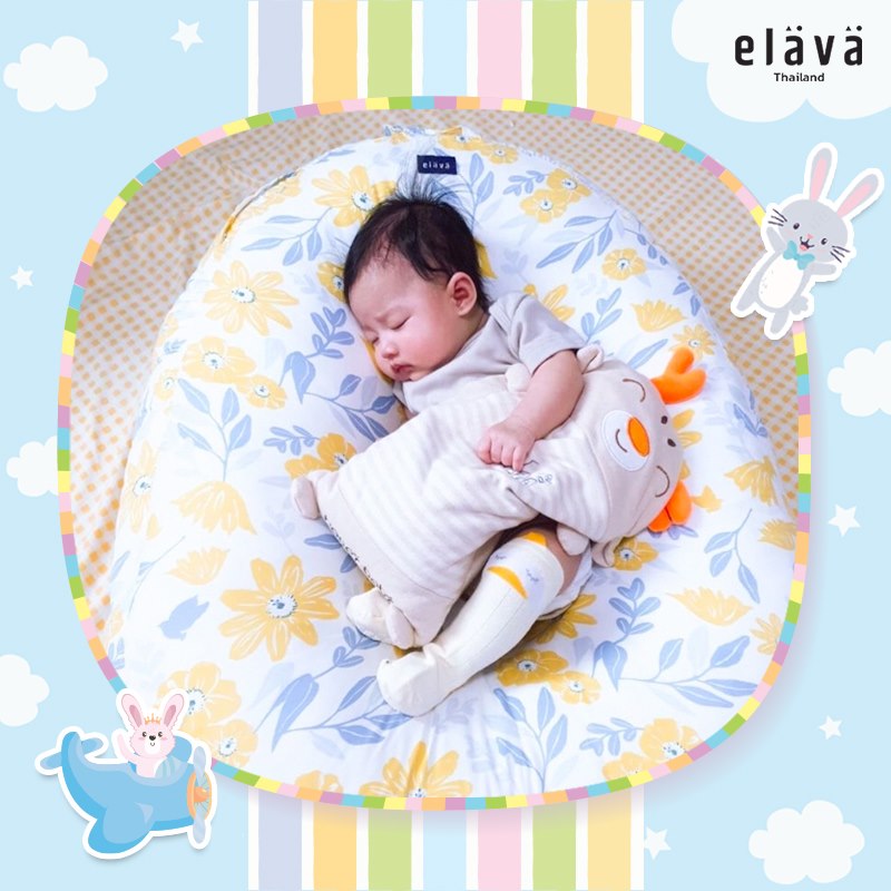 Elava รุ่น Classic M ที่นอนกันกรดไหลย้อน ที่นอนกันแหวะนม ที่นอนเด็ก เบาะนอนเด็ก