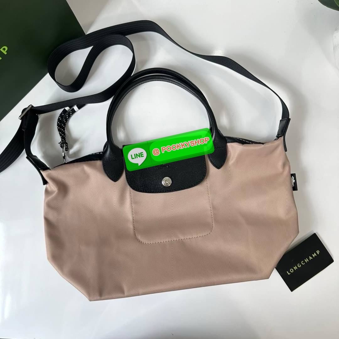 LONGCHAMP LE PLIAGE ENERGY MEDIUM HANDBAG 🔖กระเป๋าสะพายไหล่/ถือ คอลเลคชั่นใหม่สไตล์เรียบหรู ขนาดกลางจุของได้เยอะ