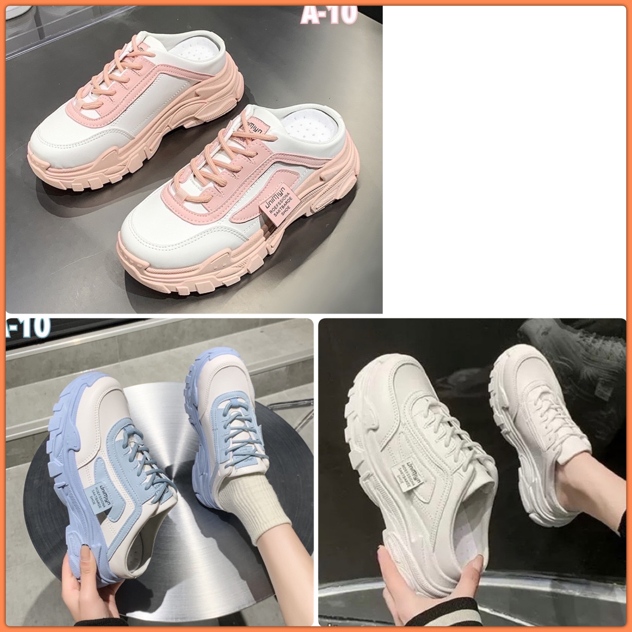 พร้อมส่งคะ รองเท้าผ้าใบเปิดส้น สไตล์เกาหลีมาใหม่ สวยยืน1 🥇มาแล้วจ้า ทรงสวยอย่างดี งานเกร๋เรียบหรูดูแพง ตัวนี้ห้ามพลาด ใส่สบายจะแมตช์กับกางเกง👖หรือกระโปรง👗ก็ได้ค่ะ แม่ค้าคอนเฟริม ห้ามพลาดเลยจ้าตัวนี้แนะนำ อย่าช้ารีบเลย