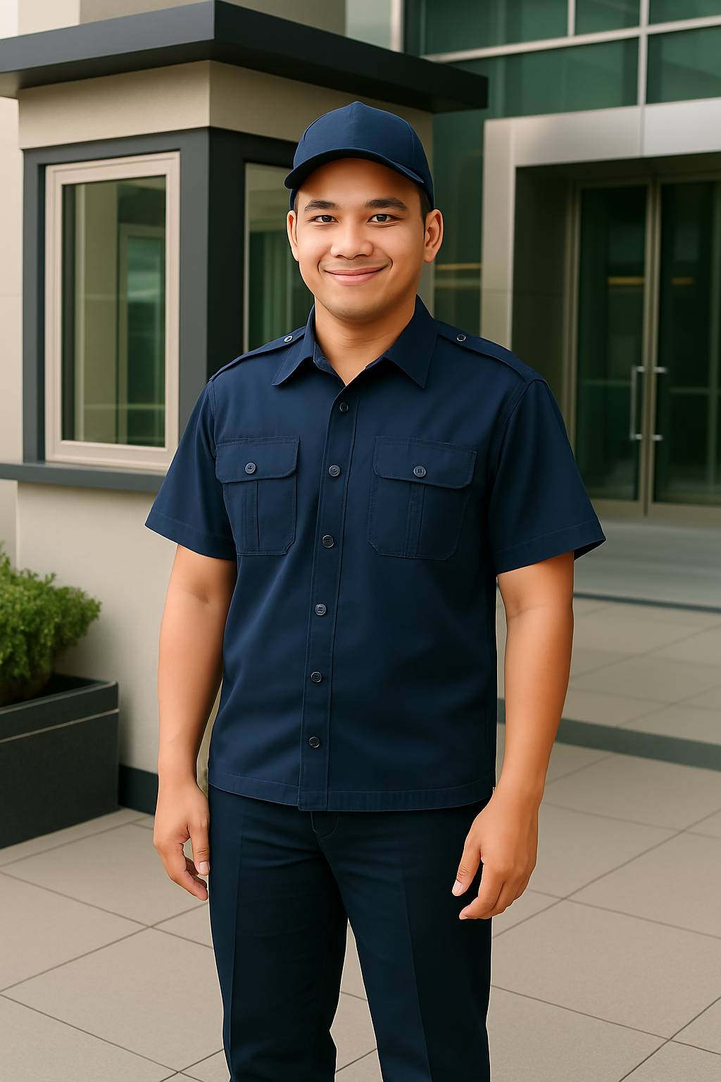 รหัส F2 : ชุดซาฟารีสีกรมท่า (เสื้อพร้อมกางเกง)