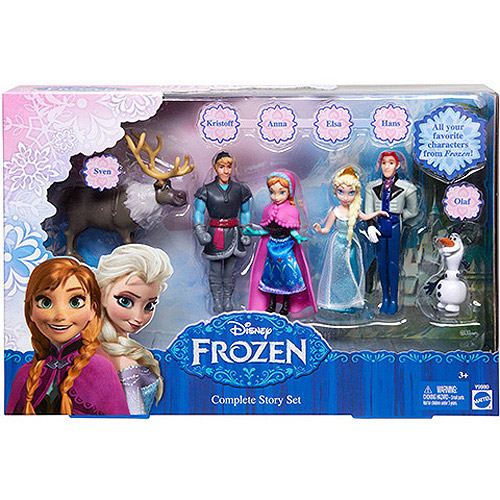 Z Disney Frozen small doll complete story set from USA แท้100 นำเข้าจากอเมริกา