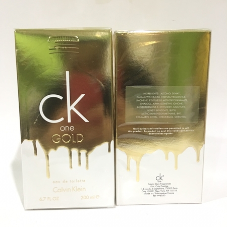 น้ำหอม CK One Gold Limited Edition EDT 200 ml. (มีกล่อง)