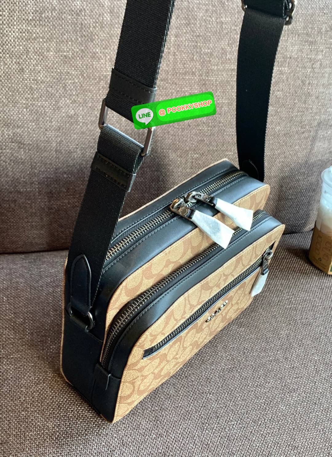 COACH WEST CAMERA BAG IN SIGNATURE ((91485)) ðšāļāļĨāļąāļāļĄāļēāļāļēāļĄāļāļģāđāļĢāļĩāļĒāļāļĢāđāļāļāļāđāļēāļē! āļāļĢāļ°āđāļāđāļēāļŠāļ°āļāļēāļĒāļāļđāđāļāļēāļĒ((āļāļđāđāļŦāļāļīāļāļāđāđāļāđāļŠāļ§āļĒāļāļĩāđāļāļĩāļĒāļ§āļāđāļ°ð)) āļŦāļāļąāļāđāļāđ āđāļĨāļ°āļŦāļāļąāļCanvasāļŠāļ§āļĒāļāđāļ° āļĄāļĩāļāđāļāļāļāļīāļāļŦāļāđāļē//āļāđāļāļāļāļīāļāļāļĨāļēāļāļāļ§āđāļēāļ//āļāđāļāļāļŦāļĨāļąāļāđāļāļāļāļīāļāļāļđāđ āđāļŠāđāļŠāļąāļĄāļ āļēāļĢāļ°āđāļāļāļĢāļ°āļāļģāļ§āļąāļāđāļāđāđāļĒāļāļ°;āļāļĢāđāļāļĄāļāđāļāļāđāļĨ