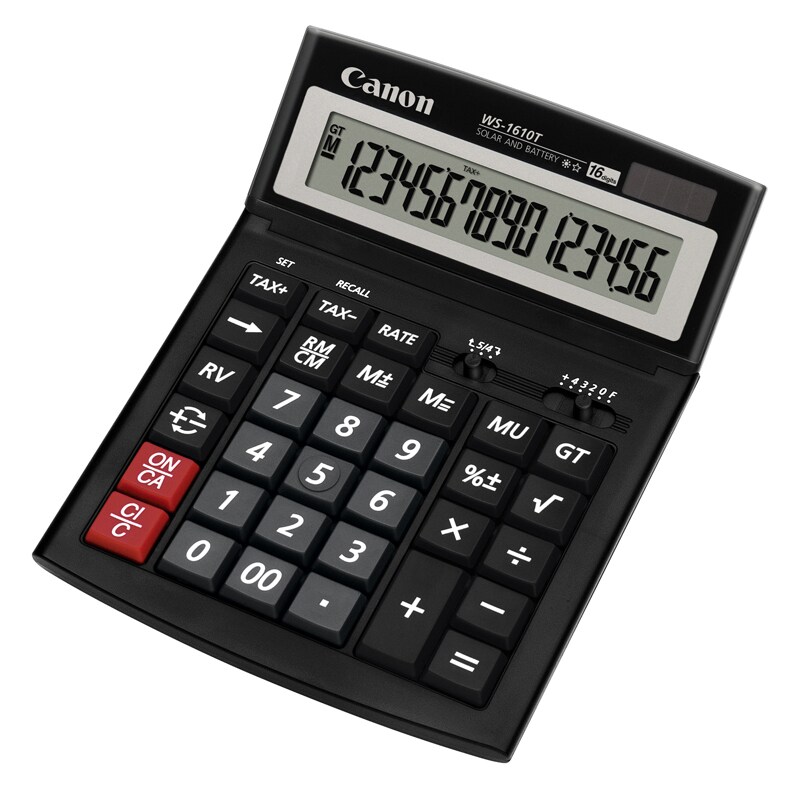 เครื่องคิดเลขตั้งโต๊ะ 16 หลัก Canon # WS-1610T