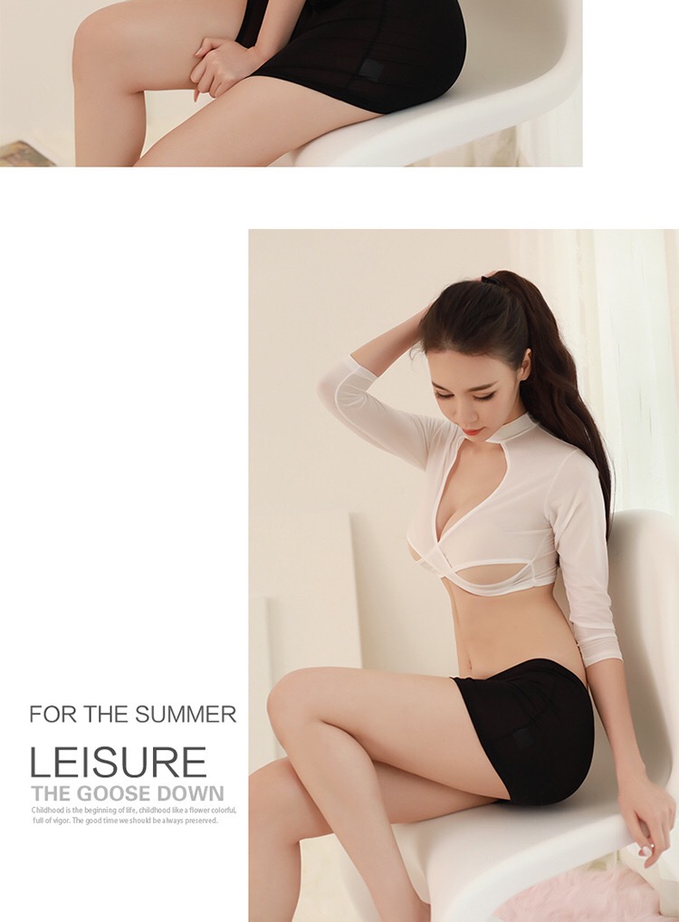 ชุดเลขาสาว ชุดรัดรูป เลขาสาวแสนซน สวย เซ็กซี่ แซ่บมากคะ สำเนา