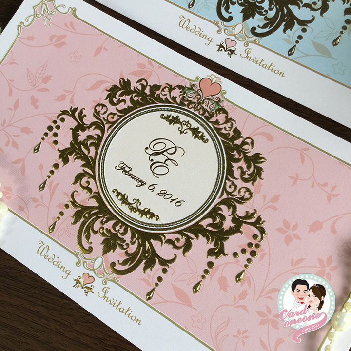 การ์ดแต่งงานวินเทจ