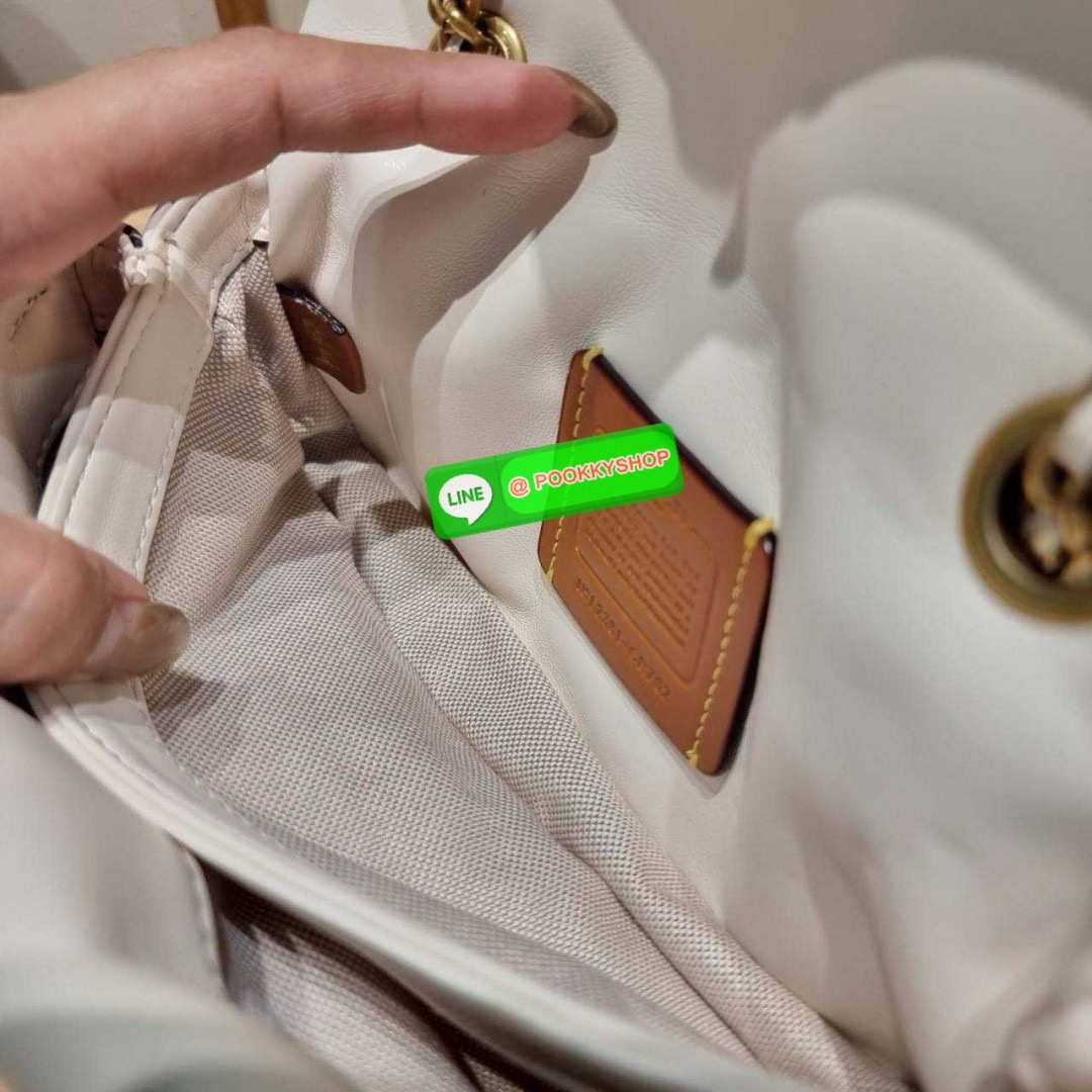 COACH CR702 TABBY SHOULDER BAG 20 WITH QUILTING AND FLORAL PRINT 🔆 Details ไอเท็มใหม่ สวยเกินเรื่องไปมาก! ดีไซน์ลวดลายดอกไม้สดใสตัดกับโทนสีคลาสสิคได้อย่างลงตัว