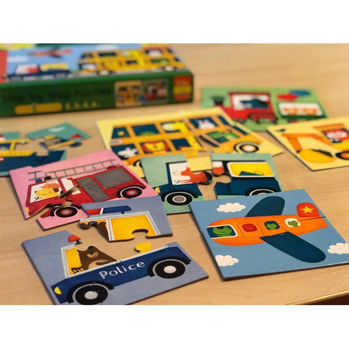 Dickens Step By Step Puzzle จิ๊กซอว์เด็ก ของเล่นเสริมพัฒนาการ