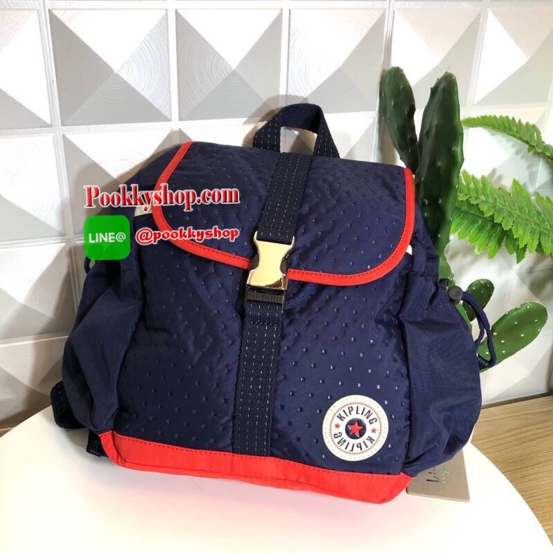 Kipling ESILE Small Backpack with buckle closure กระเป๋าเป้รุ่นใหม่ล่าสุด collection ใหม่สุดน่ารัก ขนาดกำลังพอเหมาะสำหรับใส่ของระหว่างวัน และช่องจัดเก็บอีกหลากหลายรูปแบบ ดีไซน์สวยนับเป็นอีกหนึ่งกระเป๋าเป้ที่พร้อมให้คุณได้สะพายออกไปข้างนอกได้ทุกวันอย่างมั่