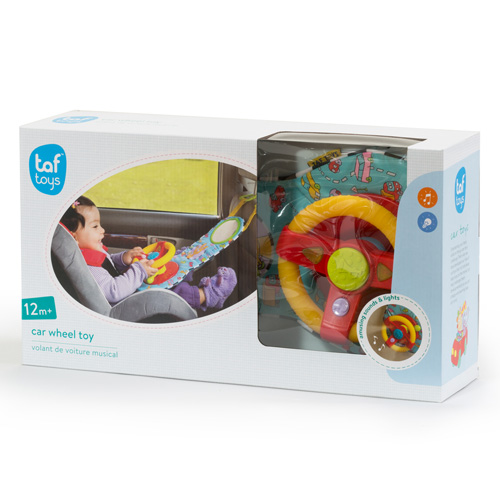 Taf Toys car wheel toy พวงมาลัยขับรถ ของเล่นในรถ อุปกรณ์ช่วยนั่งcarseat