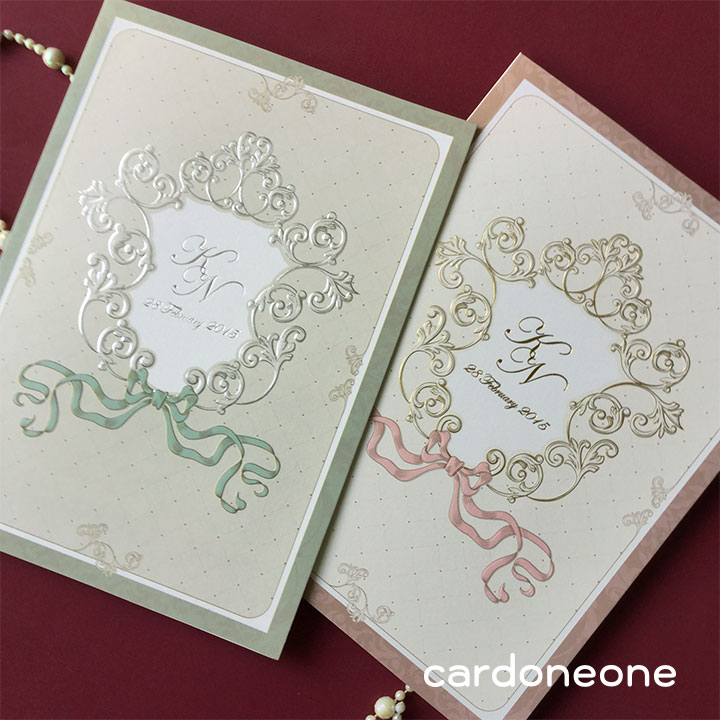 การ์ดแต่งงานพรีเมี่ยม วินเทจ