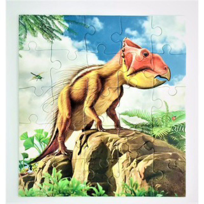 จิ๊กซอว์เด็ก Dinosaur Puzzles ของเล่นเสริมพัฒนาการสำหรับเด็ก 3-4 ปี