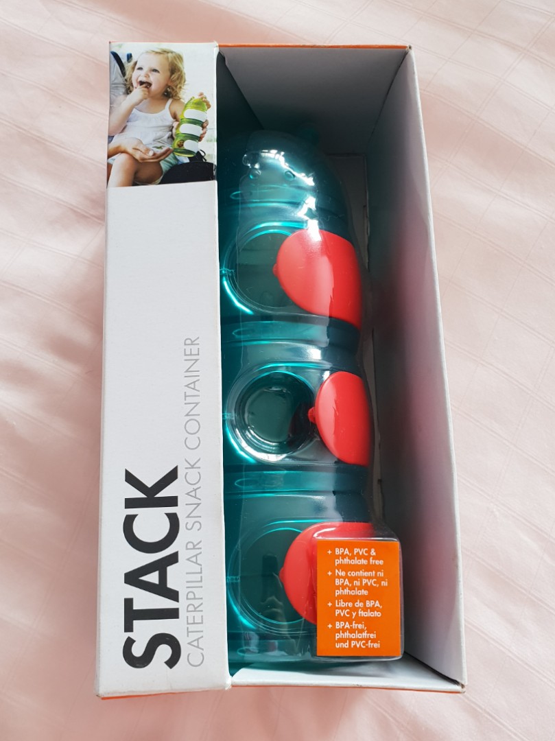 Boon Stack Caterpillar Snack Container