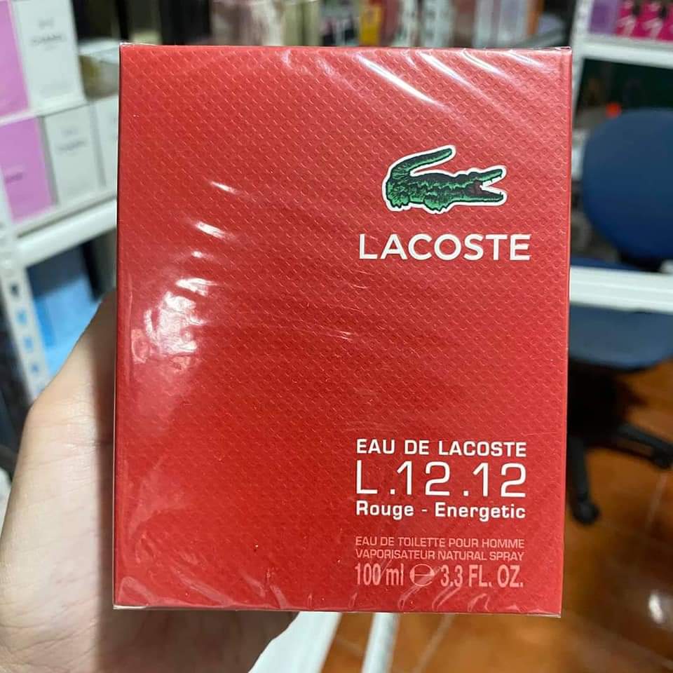 น้ำหอม Lacoste L.12.12. Rouge Energetic 90ml.