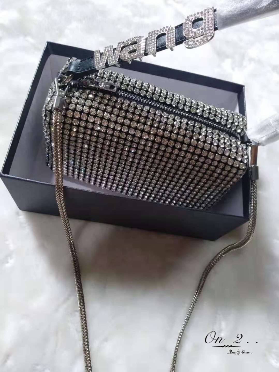 🔥💯 New Arrival 💯🔥 Crystal “WANG” with Crossbody Bag