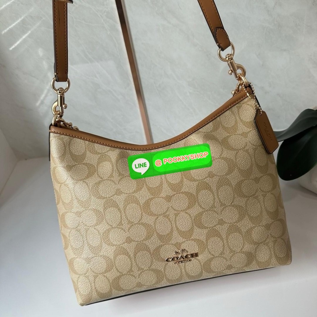 Coach Laurel Shoulder Bag Black CR148 🔖กระเป๋าสะพายข้าง/ไหล่ ทรง hobo สวยทันสมัยไม่มีเอาท์ 🔖วัสดุ : pebble leather 🔖เปิด - ปิด แบบซิปบน ภายในช่องโล่งกว้าง มีช่องรับแยกสองช่องมีซิปหนึ่งช่อง จุของได้เยอะ