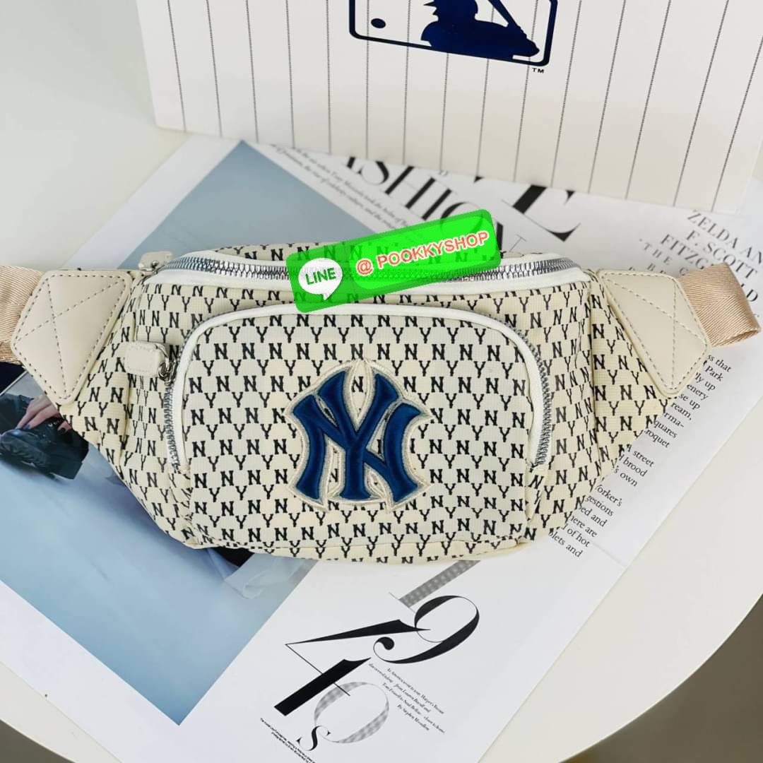 MLB แท้ Outlet กระเป๋าคาดอกคาดเอว คอลใหม่ มาพร้อมกับใบลูก 1 ใบ อุปกรณ์ ป้ายแบรนด์ ถุงห่อตราแบรนด์