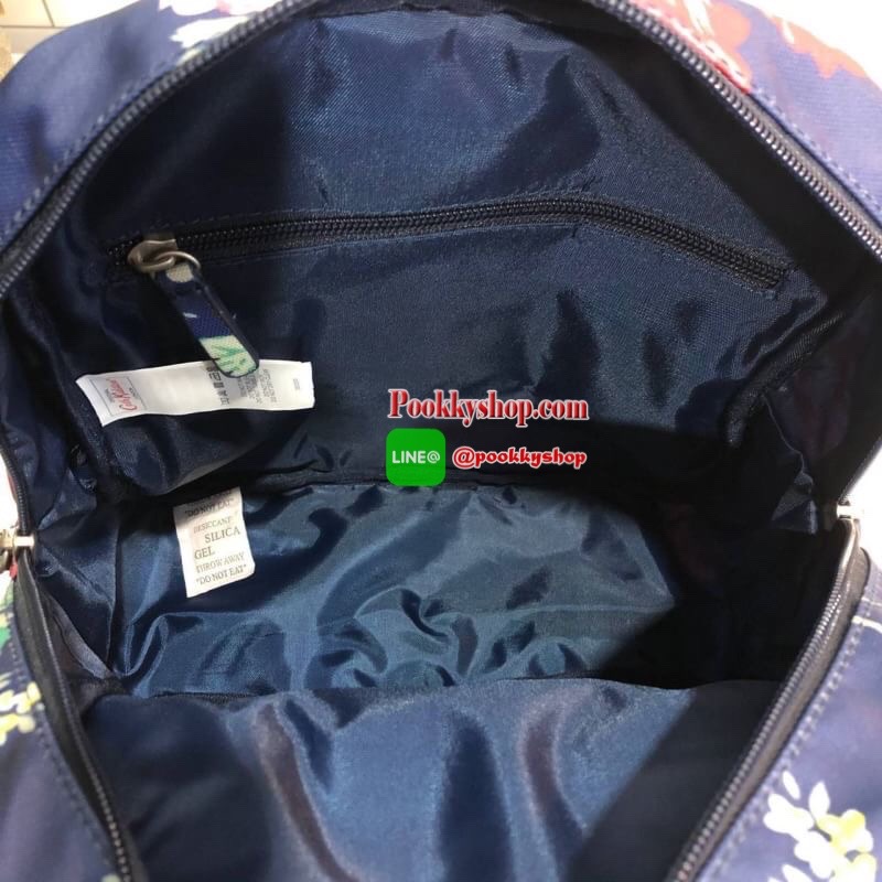 พร้อมส่งความน่ารัก! Cath Kidston Mini Backpack Bag กระเป๋าสะพายเป้รุ่นมินิ แบรนด์ดังจากอังกฤษสไตล์วินเทจสุดฮิต วัสดุ Canvas เคลือบ สามารถเช็ดทำความสะอาดได้ เปิดปิดด้วยซิปสะดวกใช้ ด้านหน้าประดับโลโก้ Cath Kidston พร้อมช่องซิปด้านนอก ใส่กระเป๋าสตางค์ มือถือ