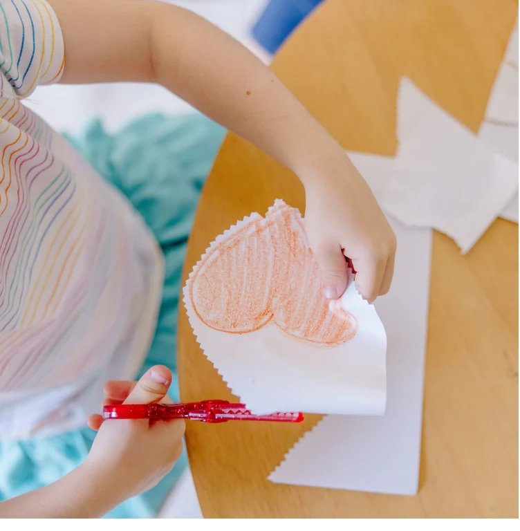 Melissa & Doug Child-Safe Scissors Set กรรไกรเซฟตี้ สำหรับเด็ก 2 อัน ตรงและซิกแซก