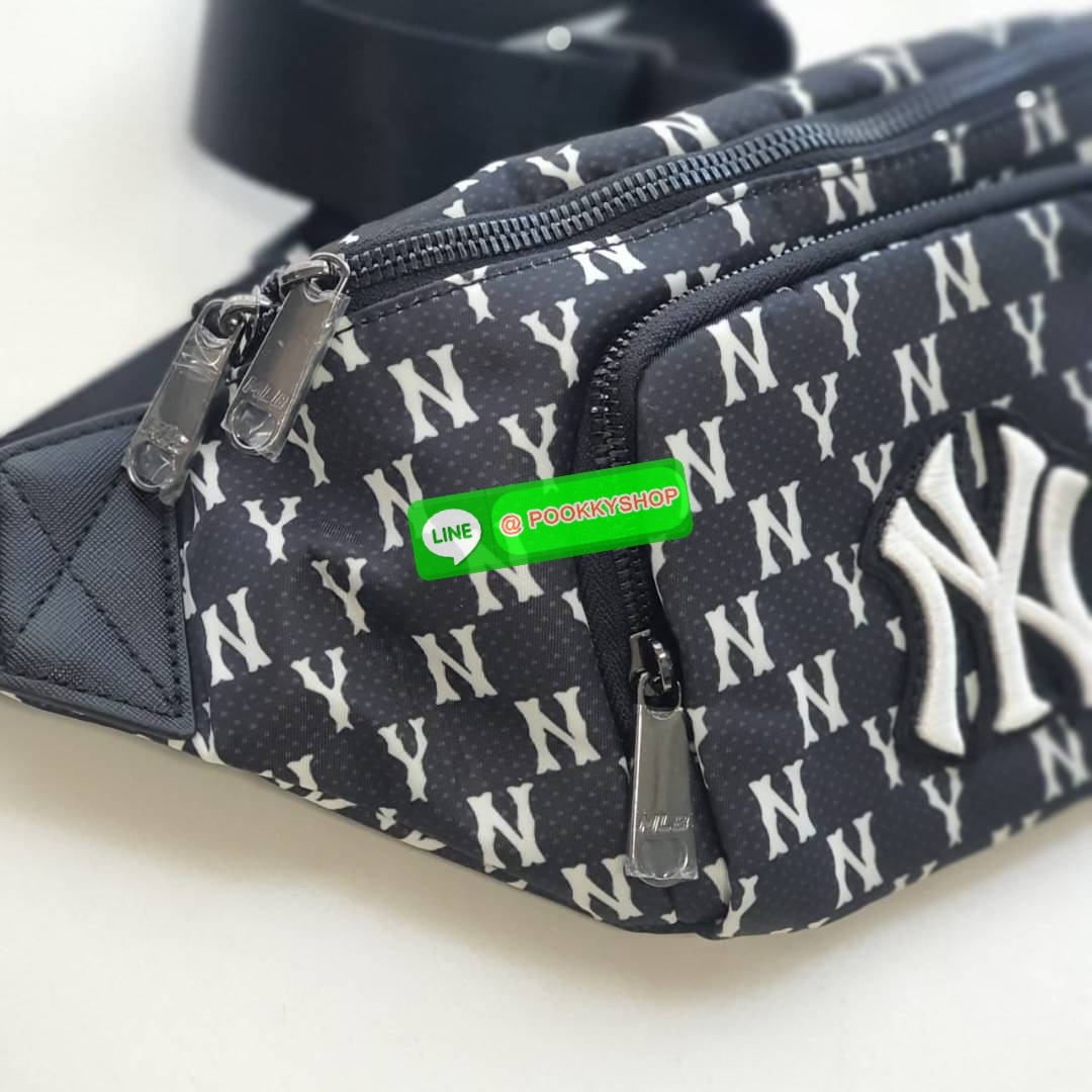 New collection!!! MLB MONOGRAM HIP SACK NEW YORK YANKEES กระเป๋าทรงคาดอก คาดเอว สะพายไหล่ จากแบรนด์ดัง MLB เป็นรุ่นยอดฮิต อีกคอลเลคชั่นที่ขายดี วัสดุ ผ้า NYLON กันน้ำ ด้านหน้าปักโลโก้แบรนด์ อะไหล่แบรนด์ ด้านใน มีช่องซิปแยก 1 ช่อง และ ช่องหลักใหญ่ 1 ช่อง ม