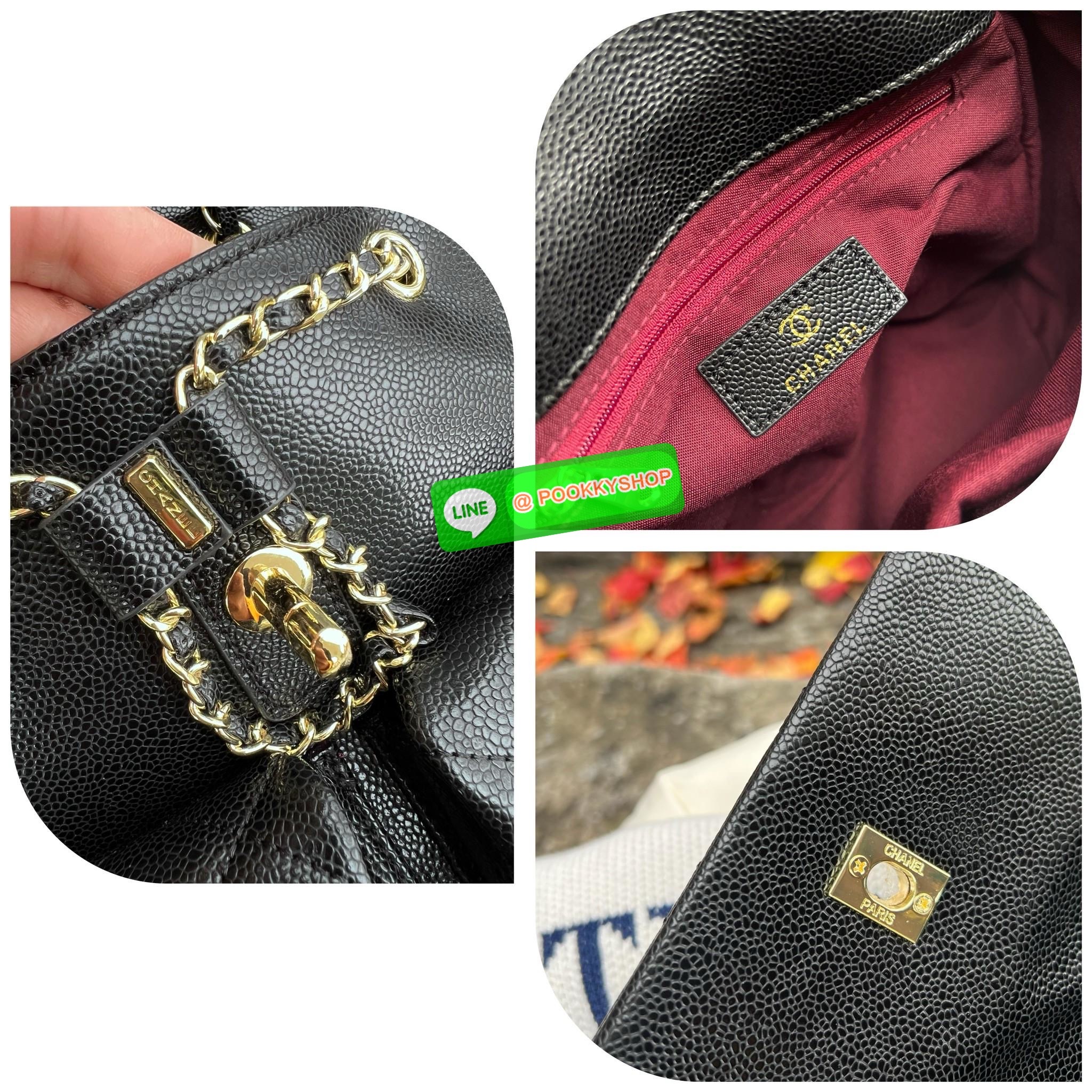 CHANEL DUMA CAVIAR BACKPACK ((vip gift ตปท.)) 🔖พร้อมส่ง! อย่ารอช้าที่จะสวยกันค่าาสาวๆ กับกระเป๋าสะพายหลัง หนังคาเวียร์นิ่มลายสวยค่ะ