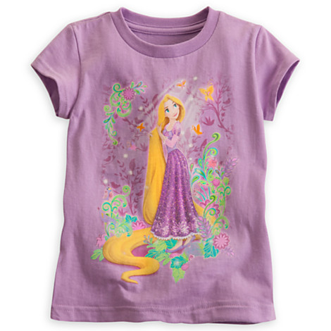 Rapunzel Tee for Girls (XS) From Disney Store USA เสื้อเด็กหญิง ลายราพันเซล (Size4)