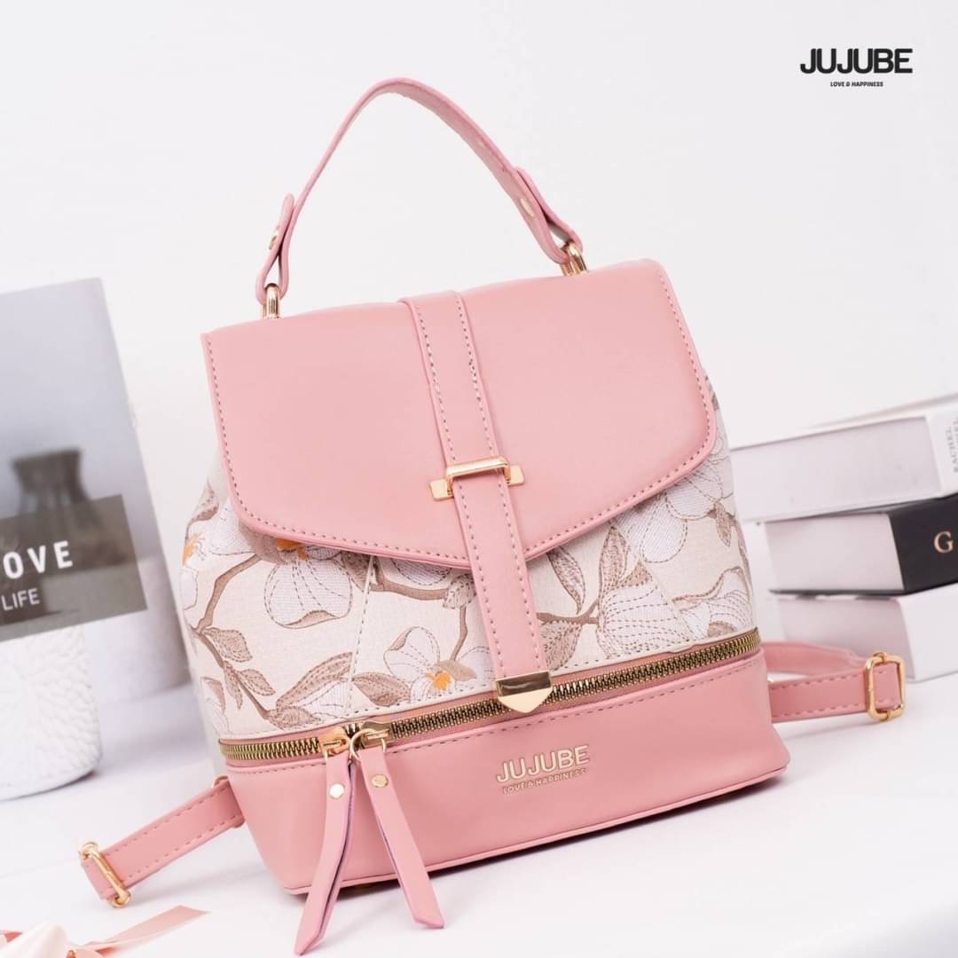 พร้อมส่ง เป้หนัง JUJUBE แบรนด์แท้ รุ่นใหม่ เป้ได้+สะพายข้างได้ ภายในกว้างจุของได้เยอะ