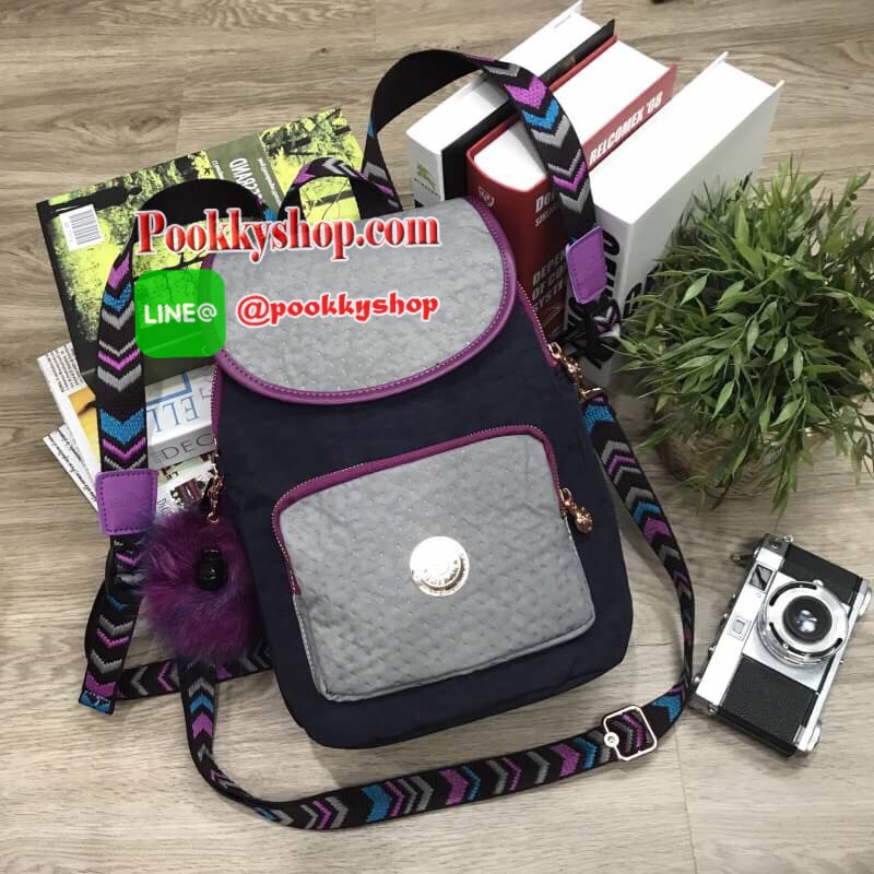 พร้อมส่งความสวย..ราคาสุดคุ้ม! NEW ARRIVAL! KIPLING ART 2WAY BACKPACK กระเป๋าสะพายเป้สไตล์ลำลองรุ่นใหม่ล่าสุดวัสดุ Nylon+Polyester 100% โดดเด่นที่สามารถสะพายได้หลายแบบ ทั้งแบบเป้ หรือใช้สายยาวสะพายไหล่ได้ Crossbodyได้ หูหิ้วเเละสายสะพายลวดลายสวยตามคอนเซปคอ