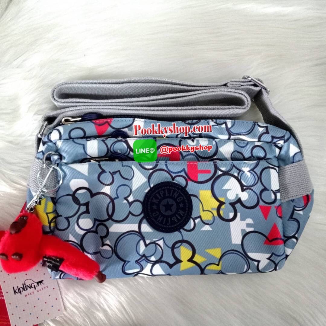 KIPLING Mini Crossbodybag กระเป๋าสะพายข้างขนาดกะทัดรัด ผลิตจากวัสดุ Nylon+ Polyester100% มีช่องใช้งานแยกย่อยมากถึง 4 ช่อง -ด้านหน้ามีช่องซิป 2 ช่อง -ช่องหลักโล่ง กว้าง จุของใช้ได้เยอะ -ด้านหลังมีช่องซิปอีก 1 ช่อง มาพร้อมพวงกุญเเจลิง สายสะพายยาวสามารถปรับไ