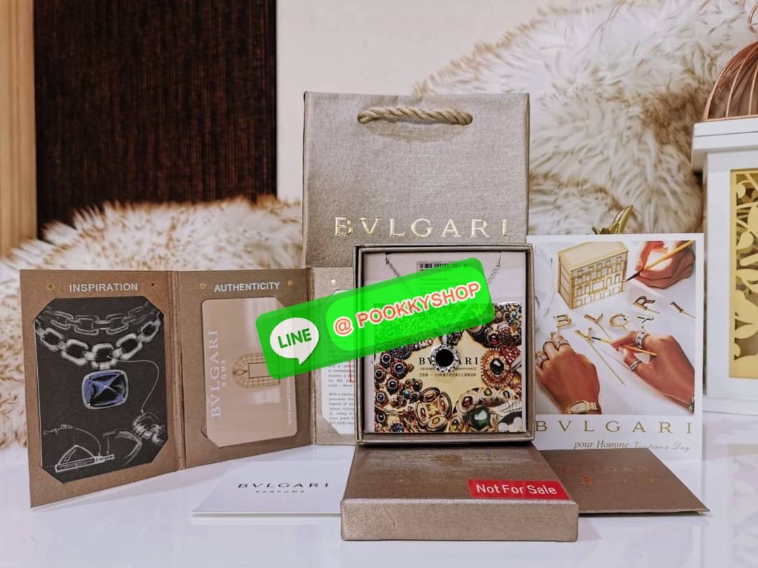 พร้อมส่งไอเท็มหายาก(!!) ห้ามพลาด(!!) Rare items(!) “BVLGARI” NECKLACE VIP GIFT WITH PURCHASE ORIGINAL PACKAGE (GWP) ของกำนัลสุดเลอค่าจากการแลกคะแนนสะสมสำหรับลูกค้า VIP BVLGARI PARFUMS Membership ไอเท็มหายากชวนสะสมดีไซน์โรมันสุดคลาสสิคสวยเลอค่าด้านหนึ่งสีด