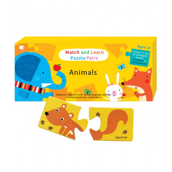 Dickens Match & Learn Puzzle Pairs จิ๊กซอว์เสริมพัฒนาการ (2 ปีขึ้นไป)