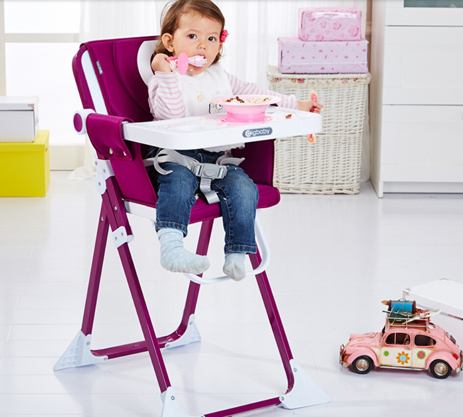 Bpastel DG70 เก้าอี้กินข้าวเด็กทรงสูงเเบบพกพา Oxford Fabric portable baby dining chair รับน้ำหนักได้ 70 kg