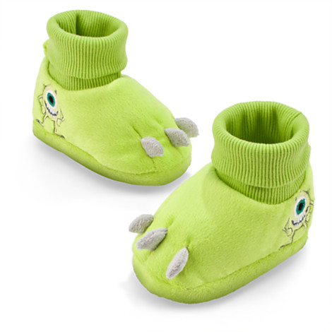 z Mike Wazowski Plush Costume Slippers for Baby (12-18month)
