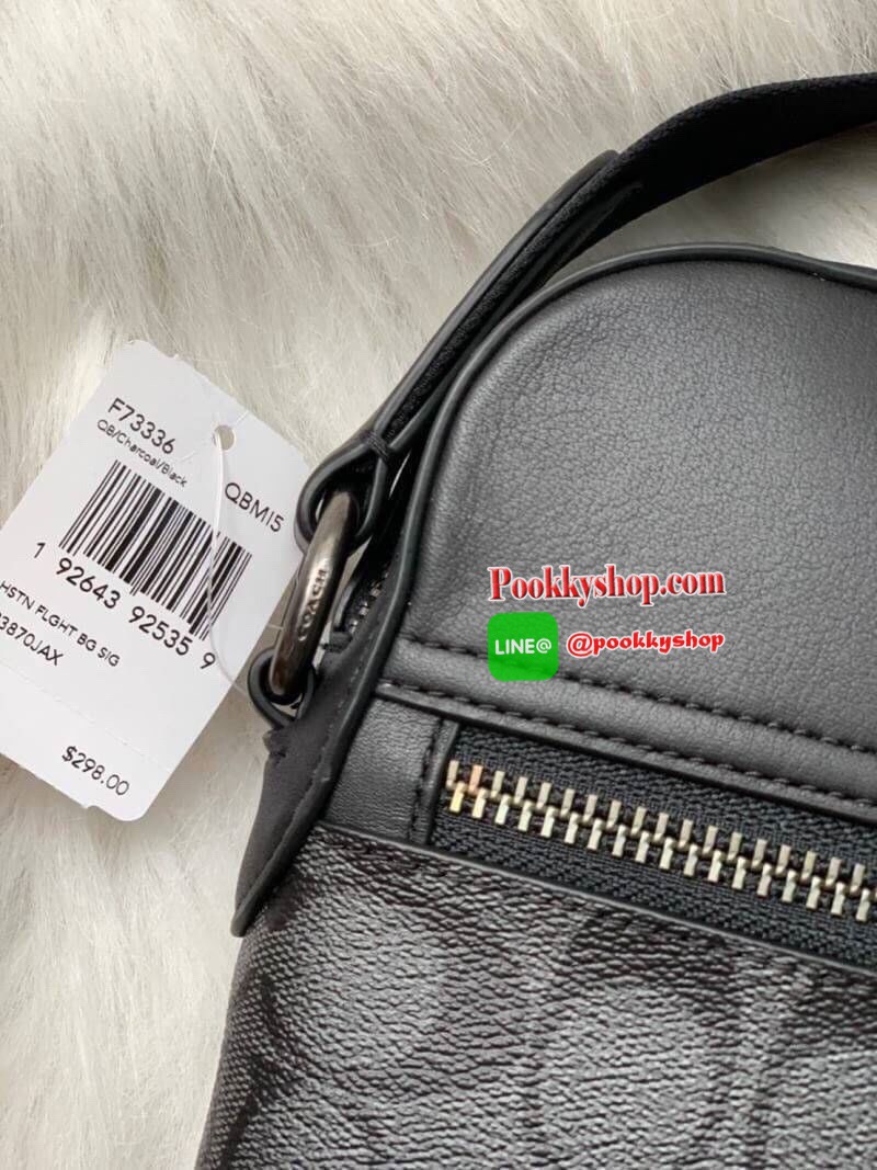 🌼พร้อมส่ง🌼 กระเป๋าผู้ชาย Coach F68014 Houston flight bag