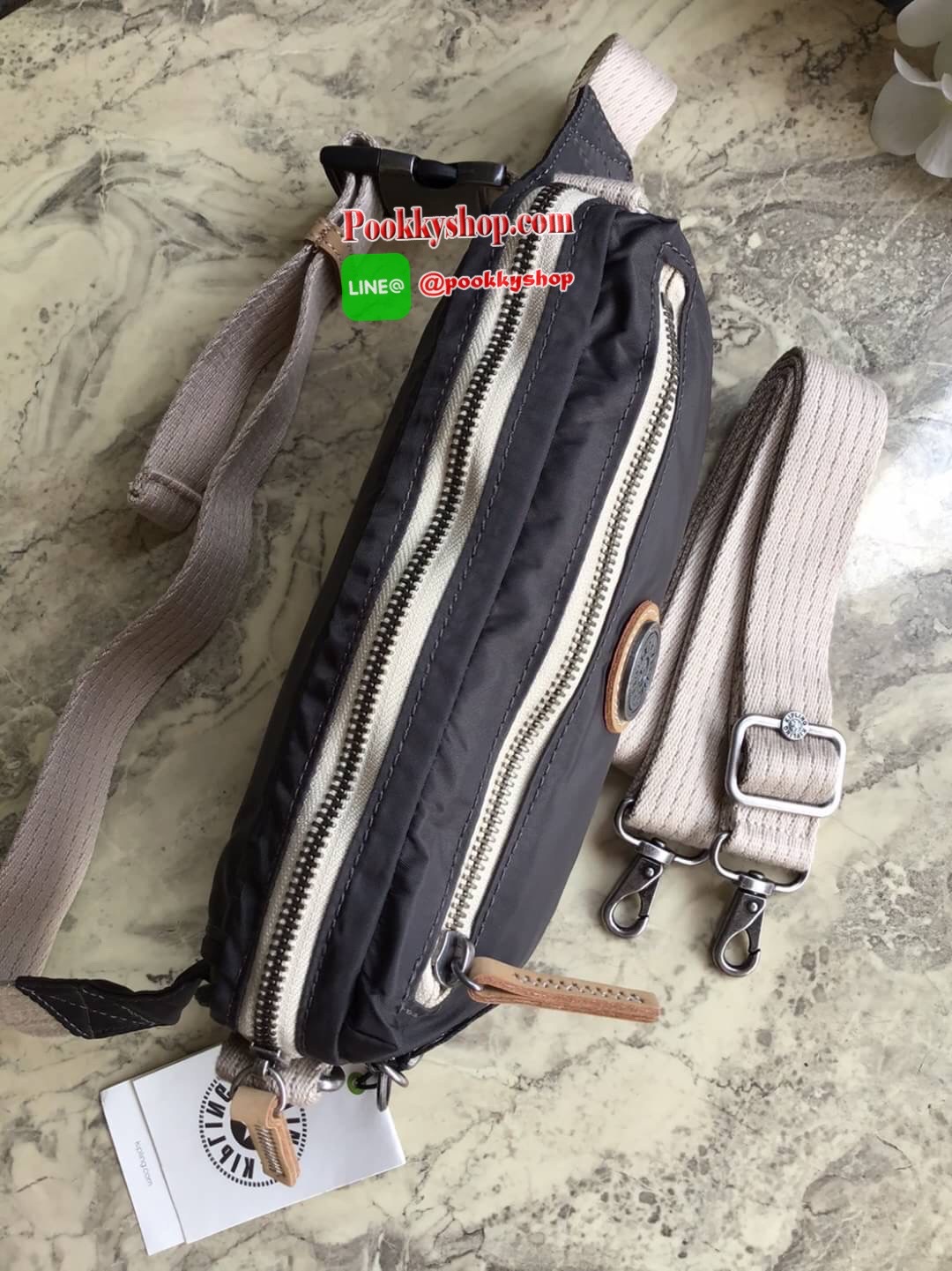 Kipling Yoku Medium Crossbody bag convertible to waistbag กระเป๋าคาดอกและสะพายข้าง คอลเลคชั่นใหม่ล่าสุดจาก Part of the Edgeland Plus วัสดุ100% polyester วัสดุกันน้ำ สีสันสไตล์วินเทจ ดูเป็นเอกลักษณ์ น้ำหนักเบา สะพายแล้วคล่องตัว ภายในกว้าง ใส่กระเป๋าเงินใบย