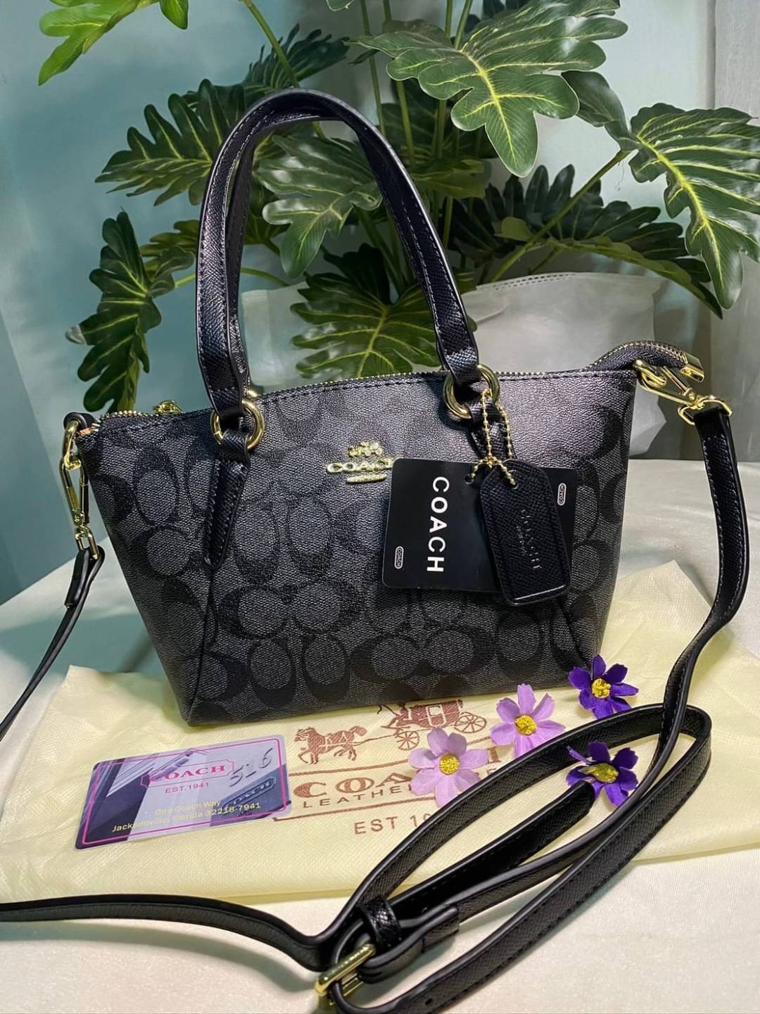 กระเป๋าโค้ชทรงพัด ขนาด mini