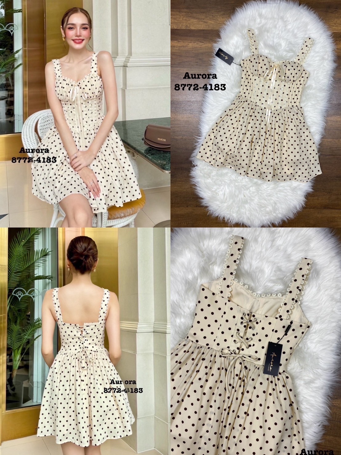 เดรสแฟชั่น เดรสลวดลายจุด.dottสวยหวาน สวยเกร๋หรูหราจึ้งใจ!!