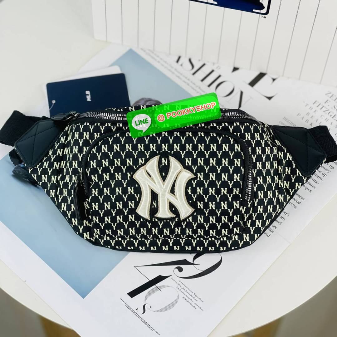 MLB แท้ Outlet กระเป๋าคาดอกคาดเอว คอลใหม่ มาพร้อมกับใบลูก 1 ใบ อุปกรณ์ ป้ายแบรนด์ ถุงห่อตราแบรนด์