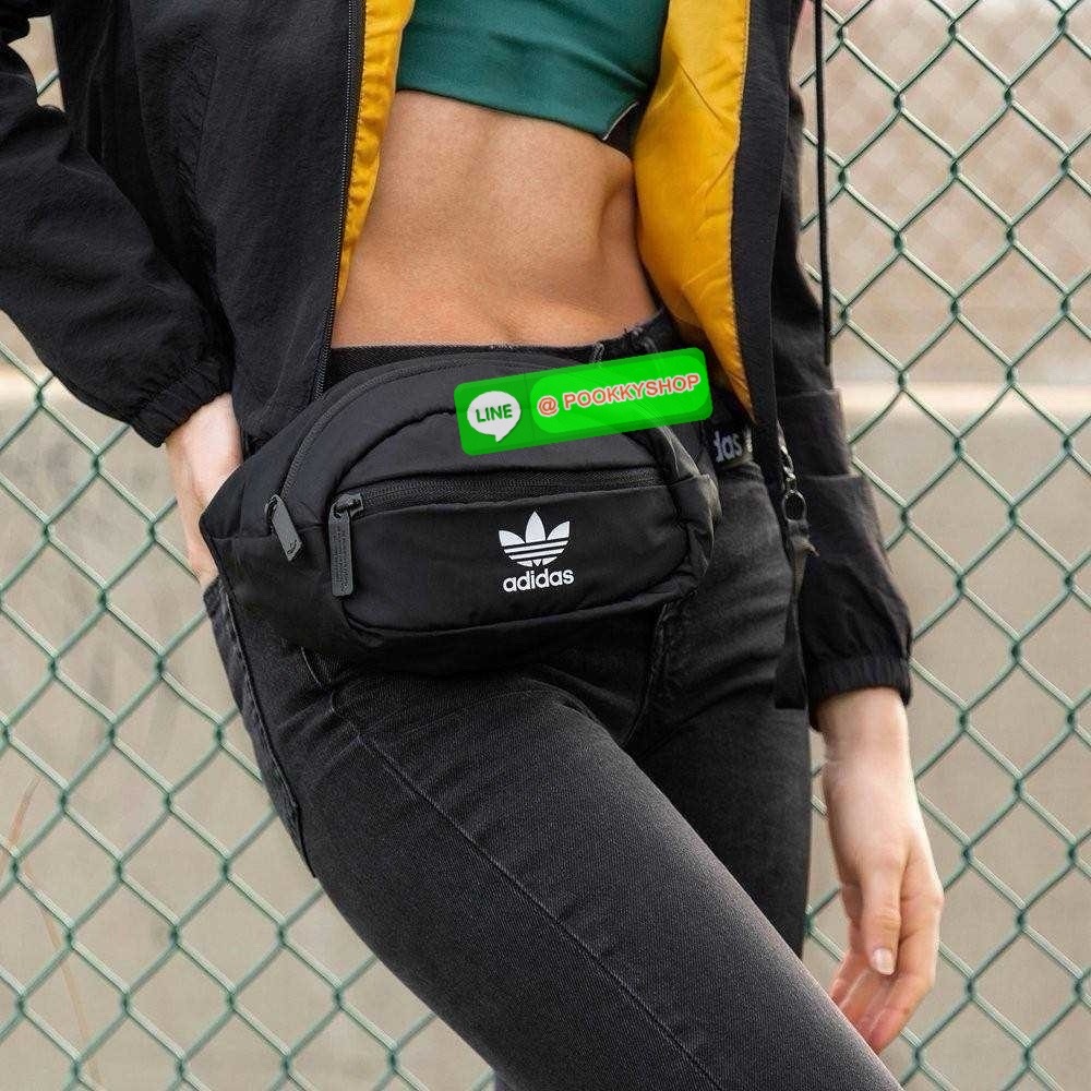 ✅พร้อมส่ง คาดอก คาดเอว adidas Rand II Waist Pack, Black, ผ้าไนล่อน